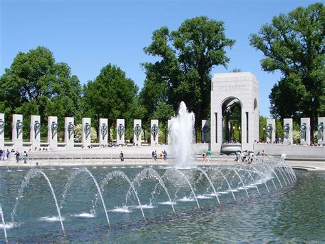 Photos Of The World War Ii Memorial In Washington Dc