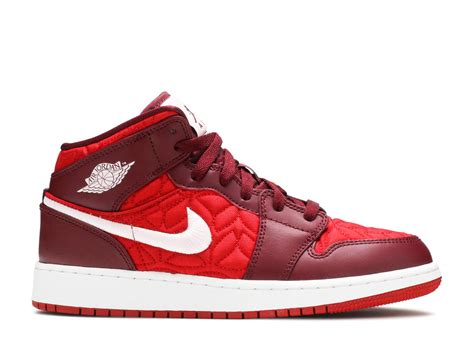 Nike Air Jordan 1 Mid Se Red Quilt Gs Satın Al Sutore