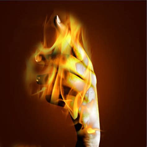 Hand Is On Fire By Stickman Art On Deviantart
