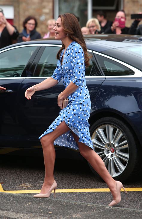 Duchess Kate Middleton Shows Off Some Leg As Lord Takes Tumble Daily Star