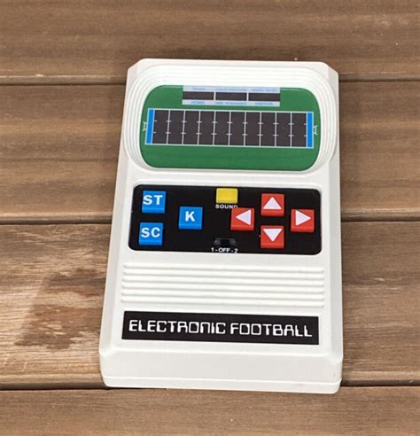 Classic Vintage 70s Mattel Electronic Football Handheld Video Game