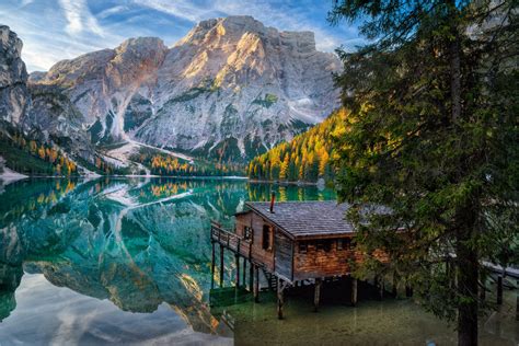 Tales Of Dolomites Lago Di Braies By Alexander Kitsenko Photo