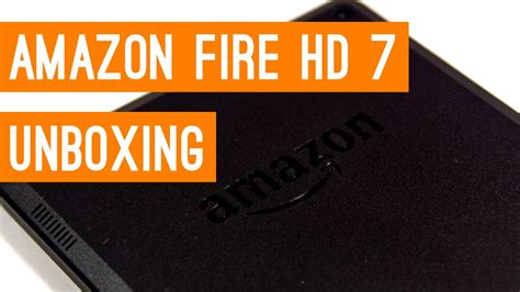 Amazon Fire Hd 7 Unboxing And Hands On Youtube