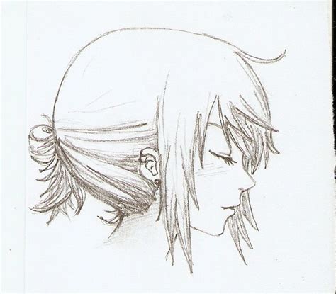How to draw a female face step 1. side-view by yuki-anna on deviantART | Anime closed eyes, Anime eyes, How to draw anime eyes