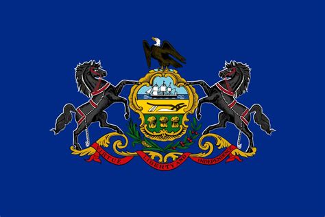 Free Printable Pennsylvania State Flag And Color Book Pages 8½ X 11