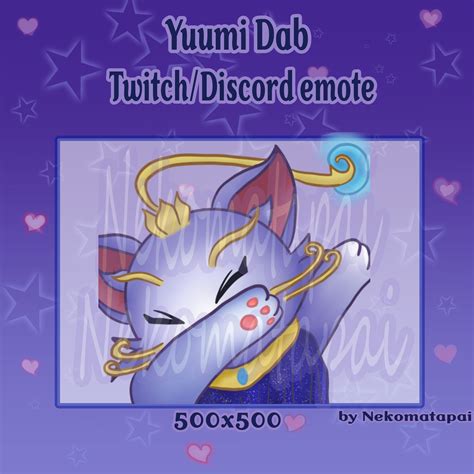 Yuumi Dab Twitchdiscord Emote League Of Legends Etsy Australia