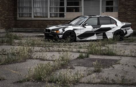 Wallpaper BMW, Tuning, BMW, winter, Alpina, E38, arctic ...