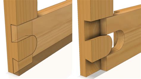Separate the joint parts, and sand or plane a 45° bevel on each tenon face and edge until it reaches the scribed line, second photo below. Mortise and Tenon Joints for CNC Builds | Mortise and ...