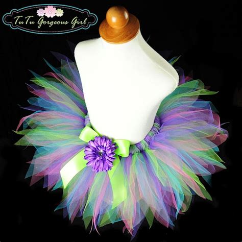 Purple Green Turquoise Fairy Tutu For Girls And Women