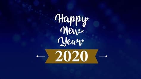 Happy New Year 2020 Animated Card Youtube