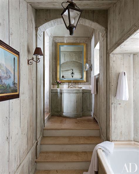 Not to forget the washbasin which embodies a golden bowl. Rustic Reclaimed Wood Interior Photos | Architectural Digest