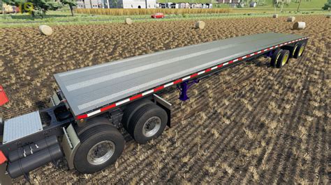 Aluminum Flatbed Trailer V 10 Fs19 Mods Farming Simulator 19 Mods
