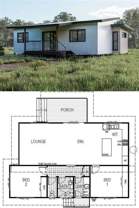 Pin On 2 Bedroom Architectural Kit Home Designs By Imagine Kit Homes