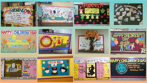 Childrens Day School Display Board Ideas Notice Board On Childrens