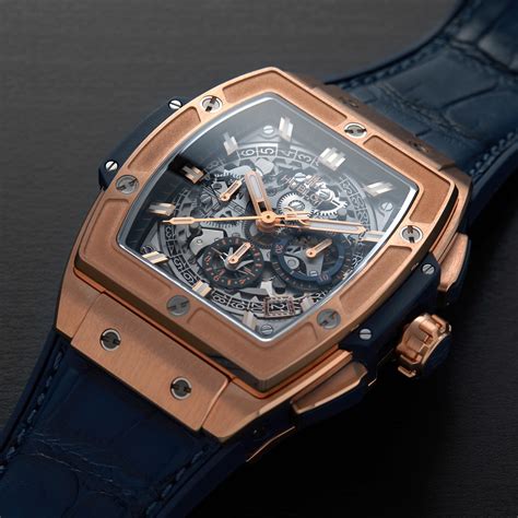 Hublot Spirit of Big Bang King Gold Blue Chronograph 42mm 641.OX.7180