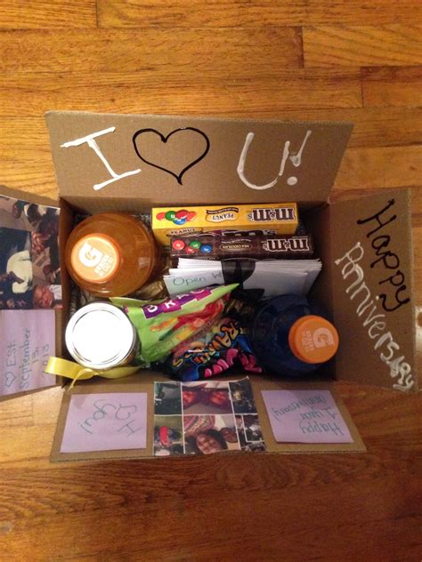 Cute gifts for boyfriends can be hard to find; Boyfriend Care Box with "Open When" letters | Best ...