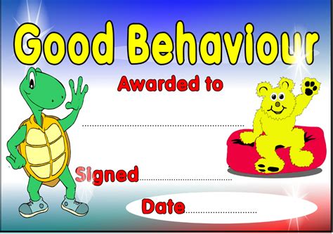 Good Behaviour Certificate With Regard To Good Behaviour Certificate