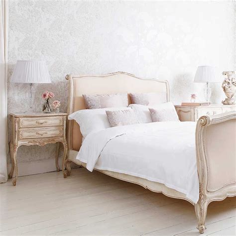 For more country french bedroom design. Delphine French Upholstered Bed | Bed linens luxury ...
