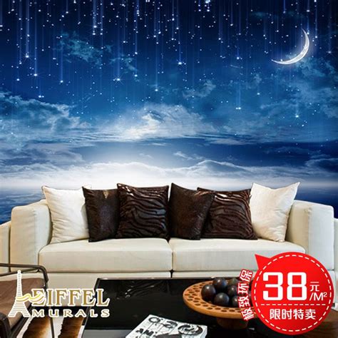 Business 3d Universe Large Mural Star Hotel Bedroom Sofa Tv Background