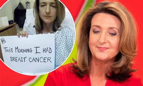 Loose Women Victoria Derbyshire Talks About Breast Cancer Battle Daily Mail Online