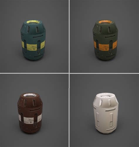 3d Model 3d Sci Fi Containers Pack Vr Ar Low Poly Cgtrader