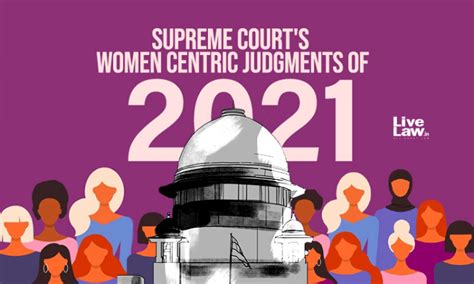 Supreme Court Judgments On Women Empowerment And Gender Equality In 2021