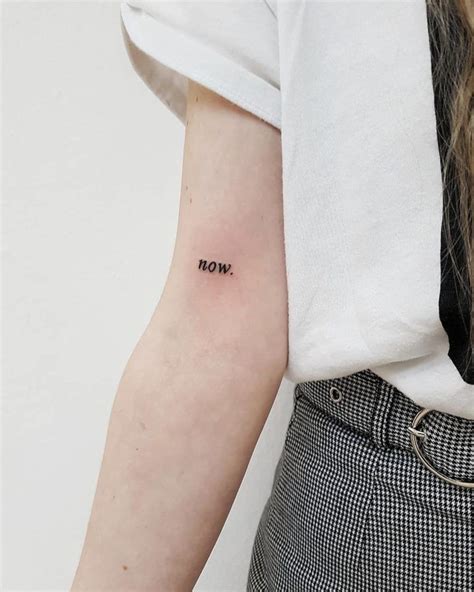 40 Awesome Minimalist One Word Tattoo Ideas Millions Grace One