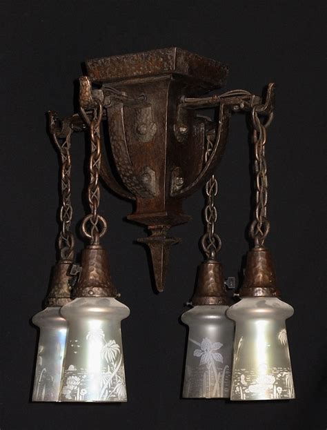 Ebay.com has been visited by 1m+ users in the past month Hammered Arts & Crafts Lighting Fixture | Antique Lighting ...