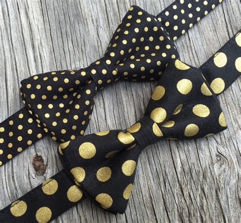 Black And Gold Bow Tie Mens Black And Gold Tie Gold Bow