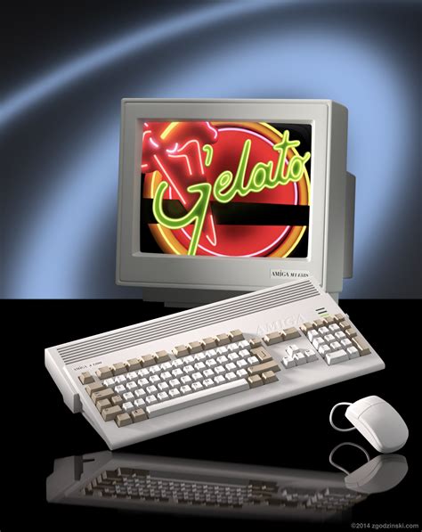 Amiga 1200 Ad Remake By Amiga Technologies 1996 On Behance