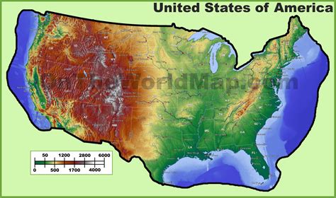 Map Of Usa Area Codes Topographic Map Of Usa With States Images And