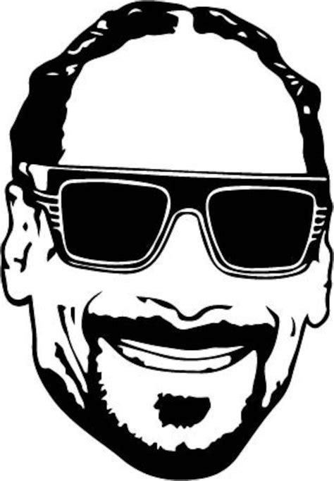 Snoop Dogg SVG Cutting Files West Coast Digital Clip Art | Etsy
