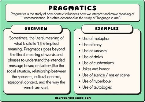 pragmatics meaning