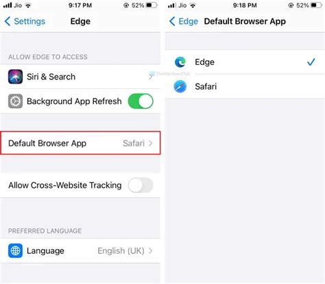 How To Set Microsoft Edge As Default Browser On Iphone Or Ipad Free Hot Sex Picture