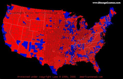 The Astute Bloggers Poll What Do The Blue Counties Have In Common