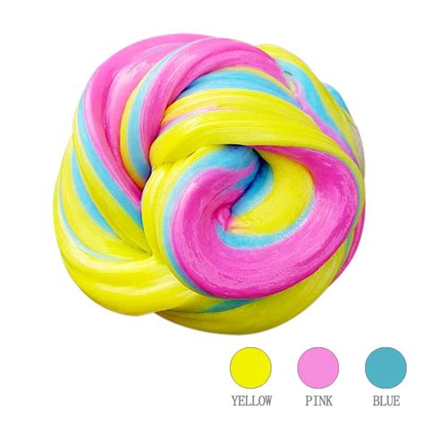 60ml Dynamic Fluffy Slime Plastic Clay Light Clay Colorful Modeling Polymer Clay Sand Fidget