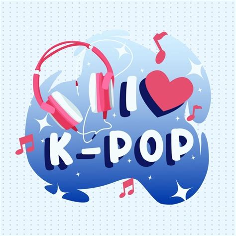Free Vector K Pop Music Concept