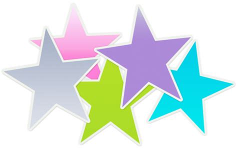 Colorful Stars Clipart Clipartix