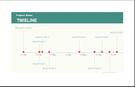 Business Project Schedule And Timeline Templates Excel Templates