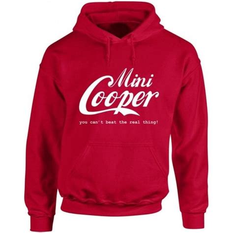 Mini Cooper Enjoy Style Hooded Sweatshirt Mens From Tshirtgrill Uk