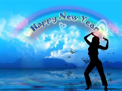 Download Mobile Animated New Year Screensavers Happy New Year Rainbow
