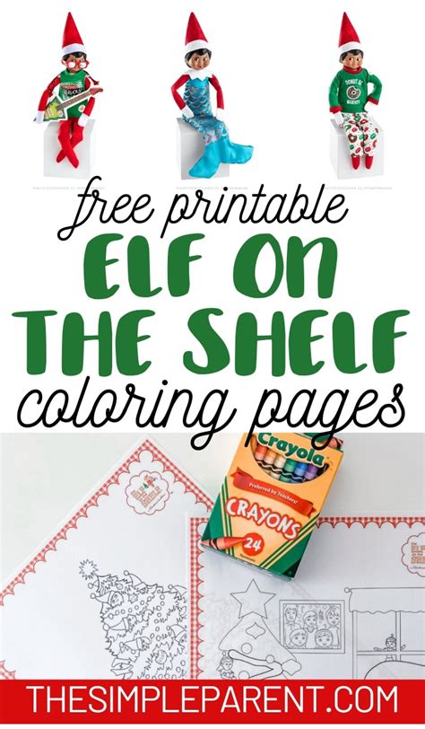 [Get 41+] Elves Girl Elf On The Shelf Coloring Pages