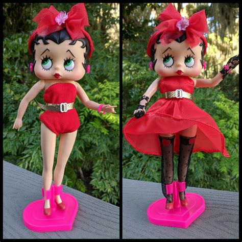 1980s Betty Boop Doll Marty Toy Poseable Betty Boop Doll Etsy