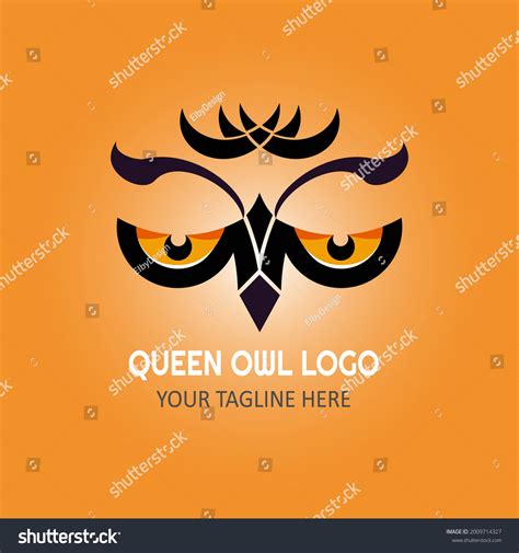 Logo Resembling Letter M Owl Suitable Stock Vector Royalty Free