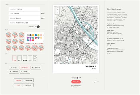 City Map Maker Update Craft And Oak