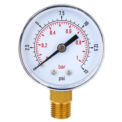 New 14 Bspt Low Pressure Gauge Air Compressor Meter Manometer 50mm 0