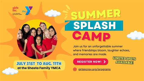 Summer Splash Camp 1740 Eureka Way Redding Ca 96001 0435 United
