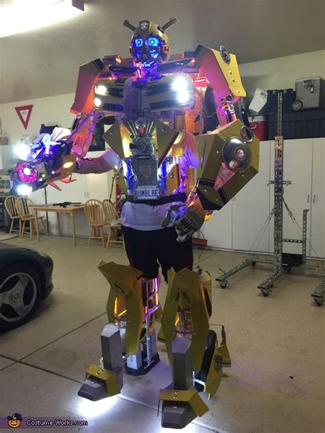 Coolest Bumblebee Transformer Costume DIY Tutorial Photo 7 7
