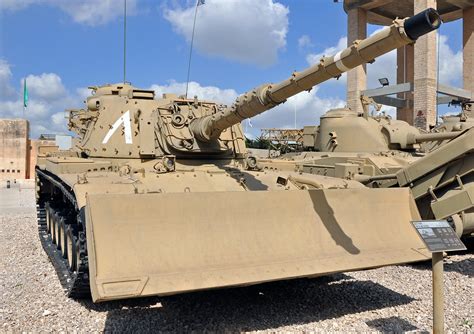 Idf M60 Tank With M9 Dozer Israel Armoured Corps Museum At Flickr