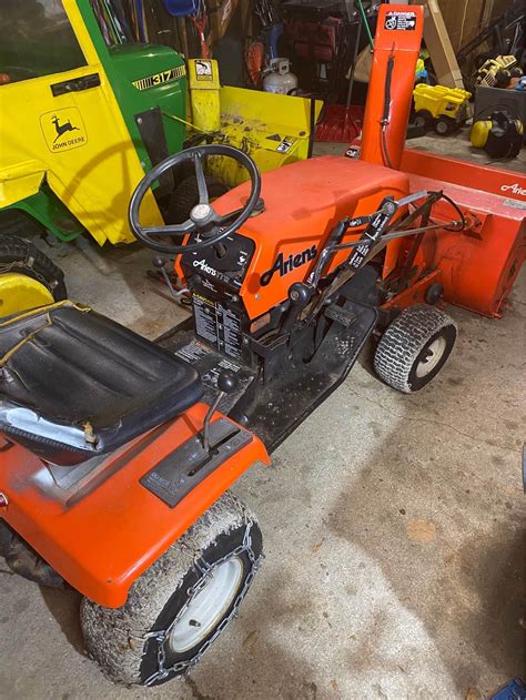 Ariens Yt12 Tractor With Snowblower Snow Blowers Reedsville